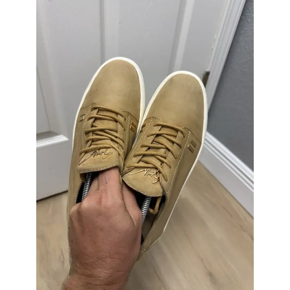 Giuseppe Zanotti Brown Suede Men's Sneakers EU 43 US 10